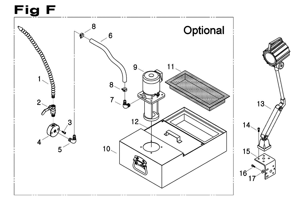 Fig-6 Diagram and Parts List for 698083  Jet Mill