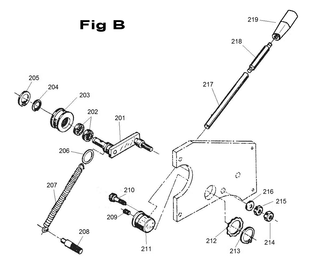 Fig-11 Diagram and Parts List for 321379  Jet Lathe