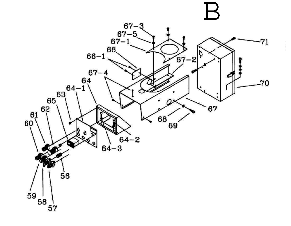 Fig-2 Diagram and Parts List for 354210  Jet Drill Press
