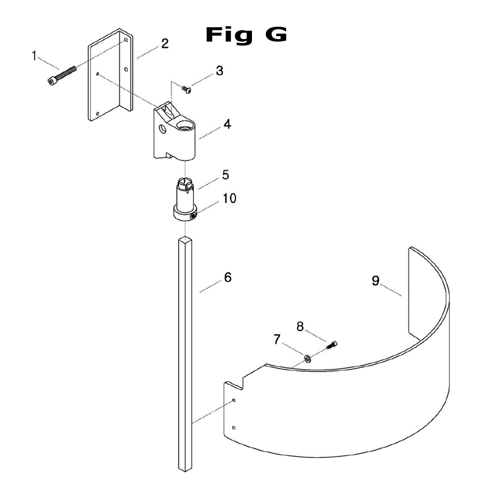 Fig-7 Diagram and Parts List for 698128  Jet Mill