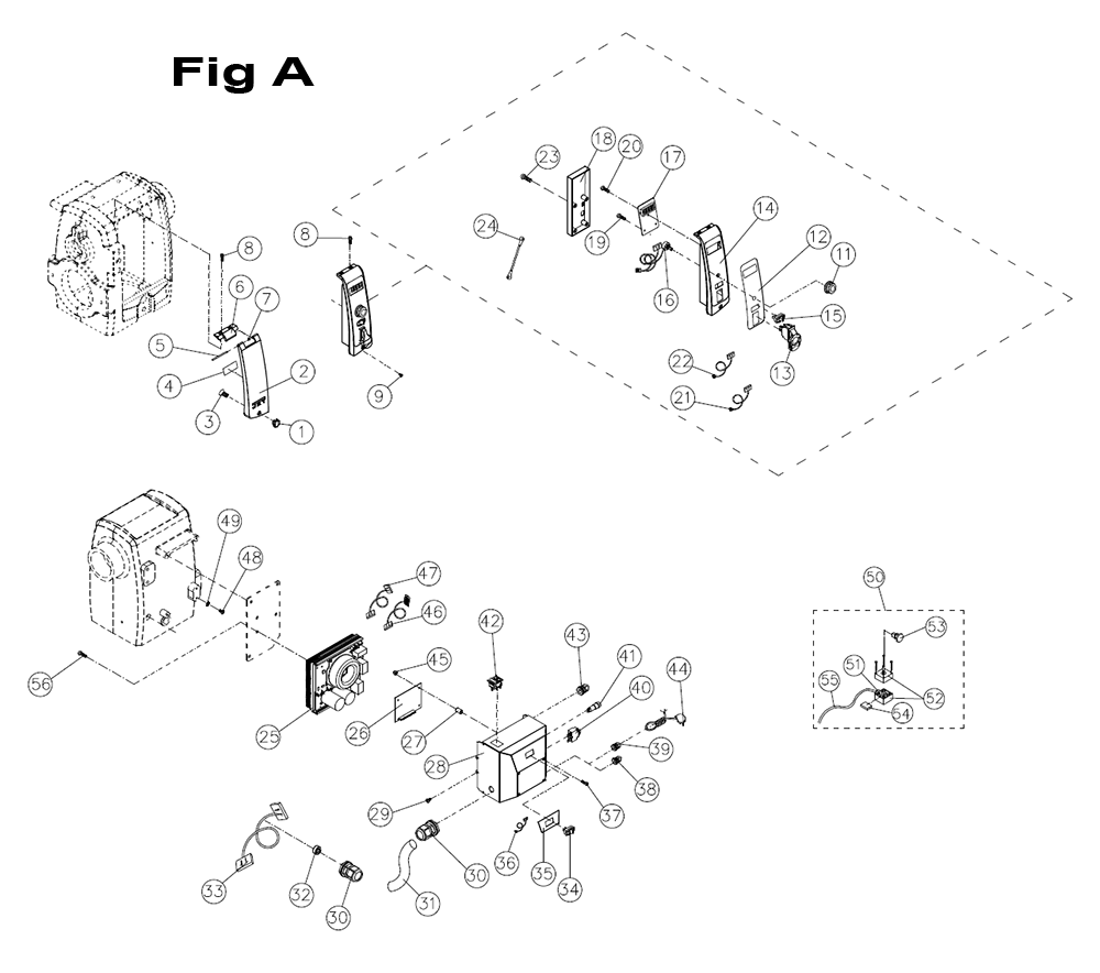 Fig-3 Diagram and Parts List for 719650  Jet Lathe