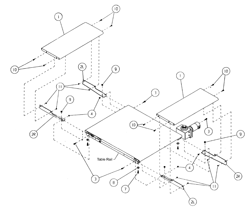 Fig-0 Diagram and Parts List for 98-2201  Jet Tool Stand & Cart