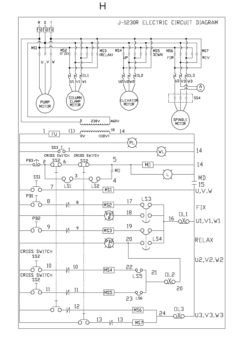 Fig-8 Diagram and Parts List for 320037  Jet Drill Press