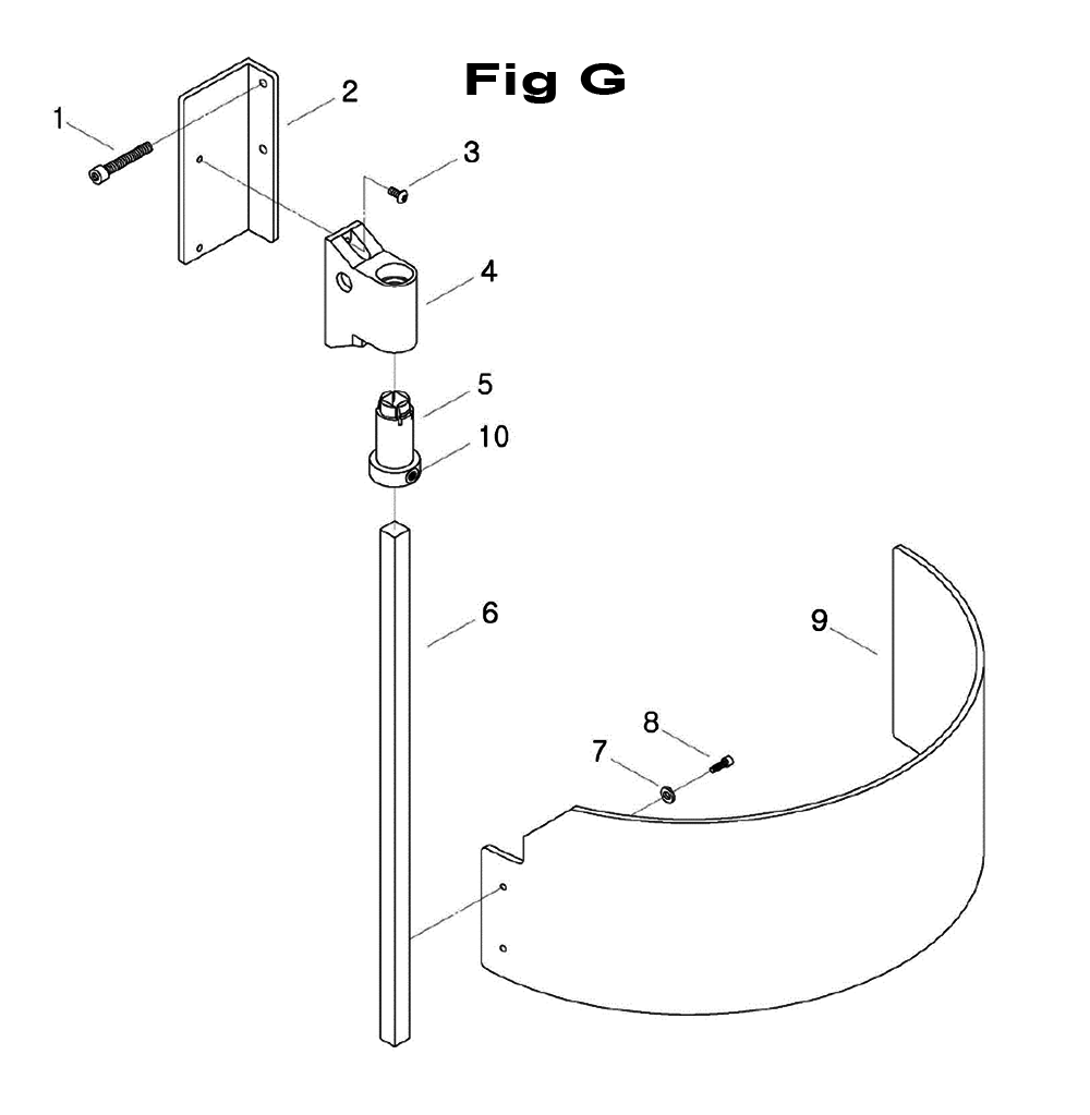 Fig-6 Diagram and Parts List for 698053  Jet Mill