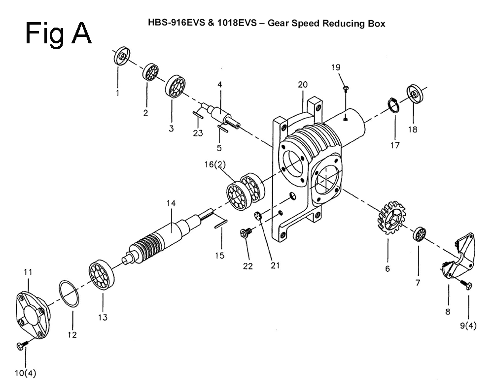 Fig-3 Diagram and Parts List for 424469  Jet Table Saw