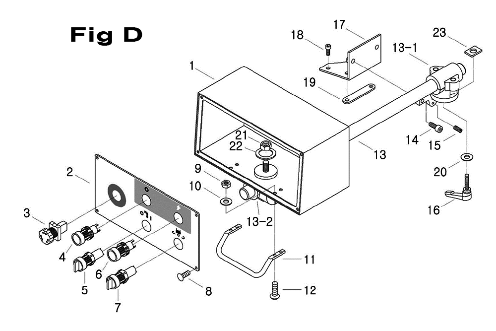 Fig-7 Diagram and Parts List for 698085  Jet Mill