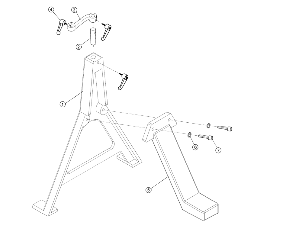 Page 1 Diagram and Parts List for 6294732  Jet Tool Stand & Cart