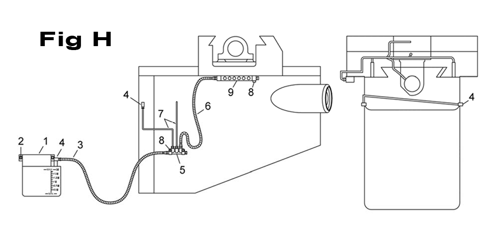 Fig-4 Diagram and Parts List for 698051  Jet Mill