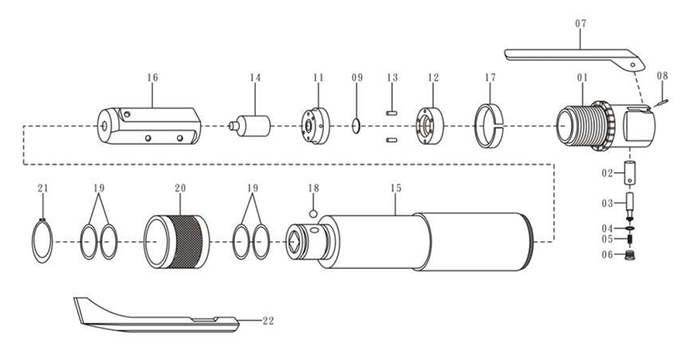 Fig-0 Diagram and Parts List for 505820  Jet Scaler