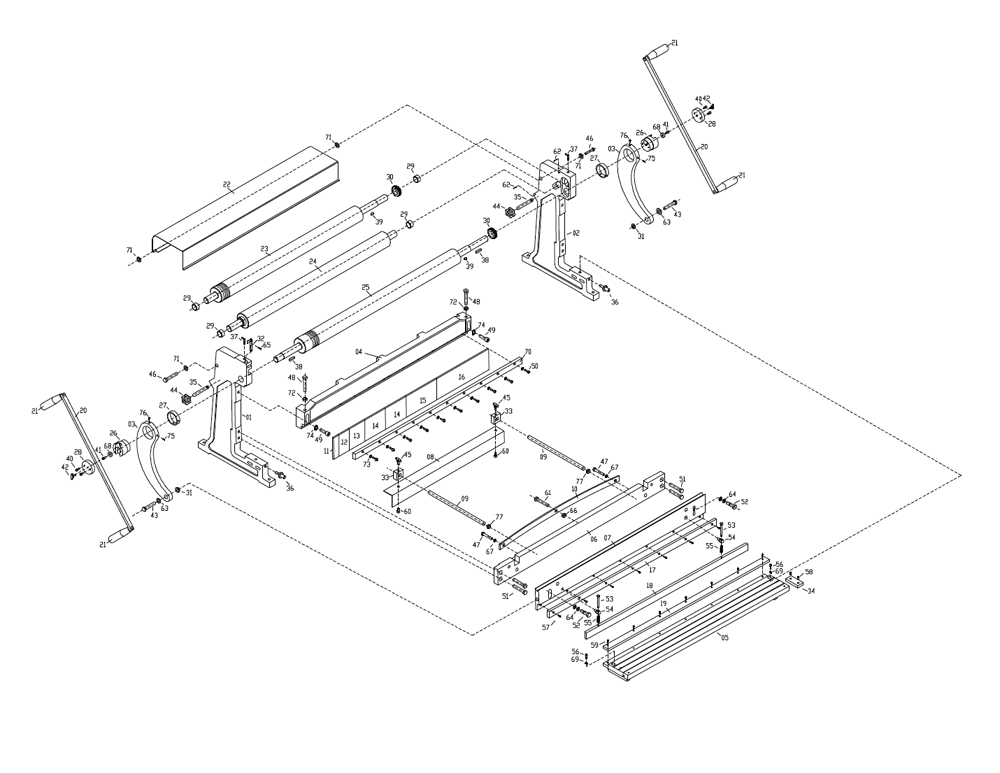 Fig-0 Diagram and Parts List for 756031  Jet Bench Grinder