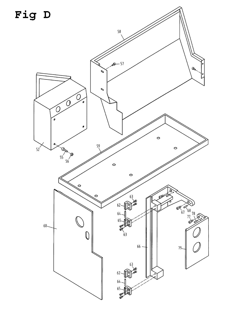 Fig-4 Diagram and Parts List for BDB-1340A 321108 Jet Lathe