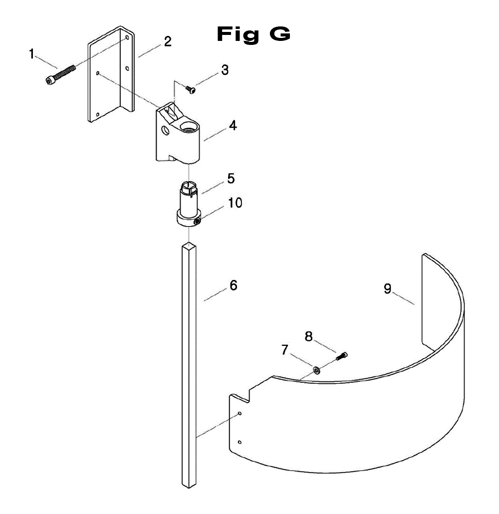 Fig-4 Diagram and Parts List for 698146  Jet Mill