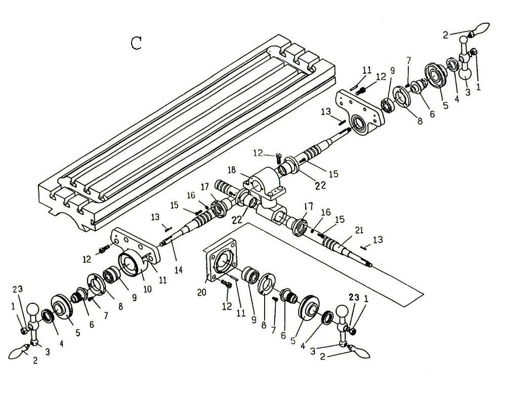 Fig-3 Diagram and Parts List for 690011  Jet Mill