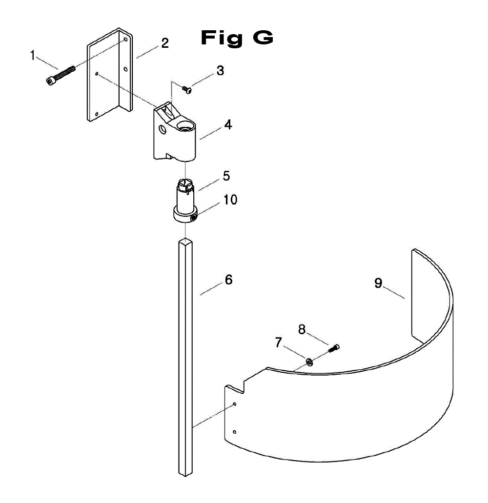 Fig-4 Diagram and Parts List for 698057  Jet Mill