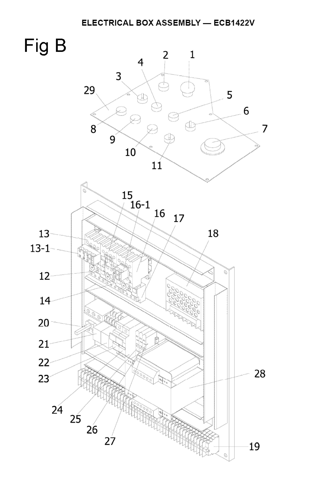 Fig-2 Diagram and Parts List for 891160  Jet Table Saw