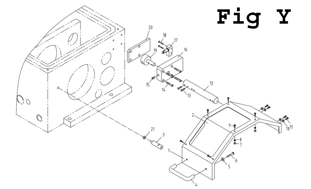 Fig-25 Diagram and Parts List for GH-26120ZH 321892 Jet Lathe
