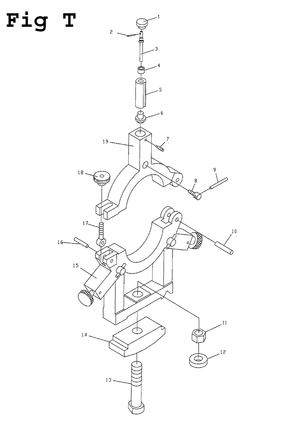 Fig-20 Diagram and Parts List for GH-26120ZH 321892 Jet Lathe