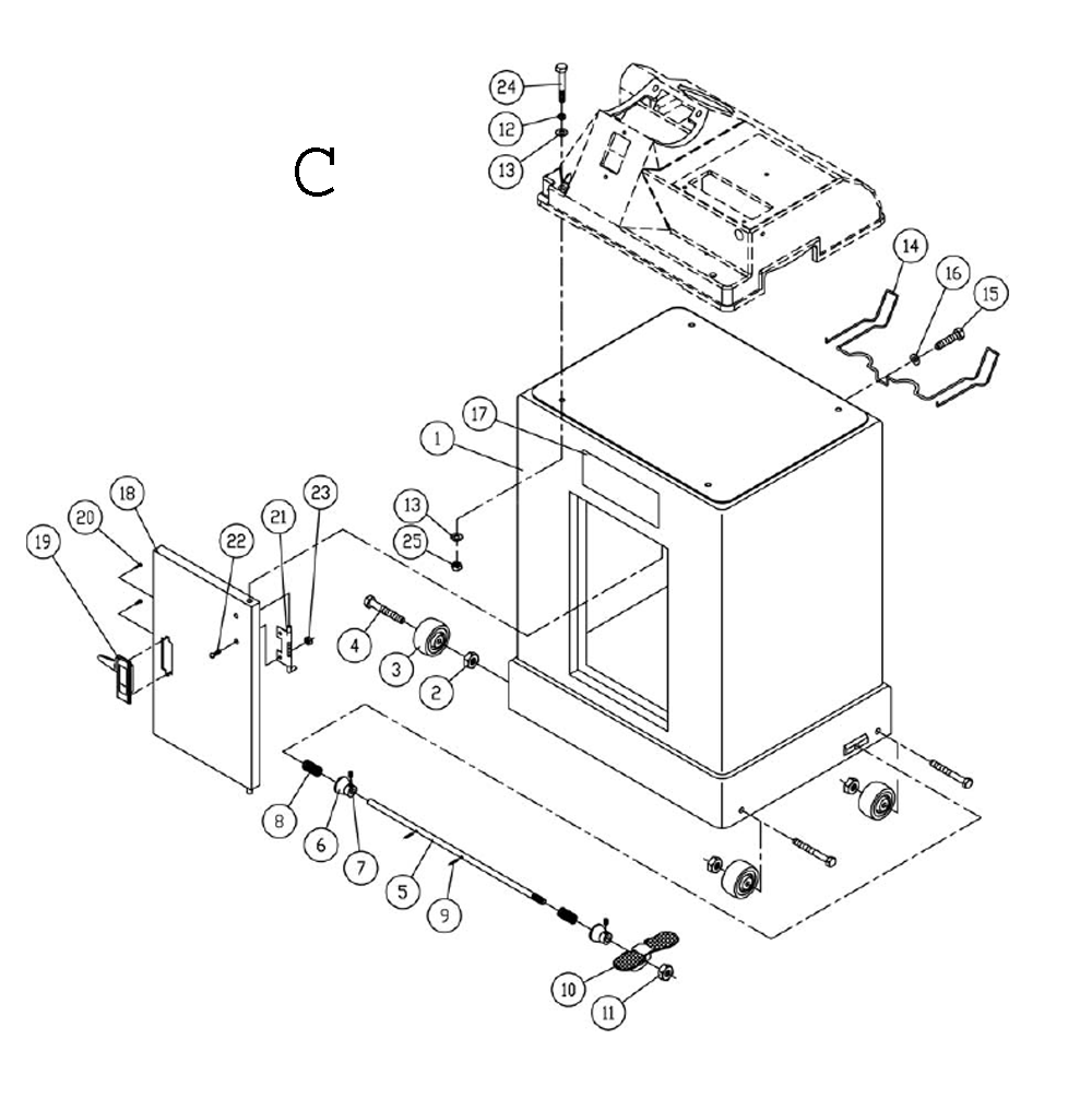 Fig-3 Diagram and Parts List for 708595  Jet Sander Grinder