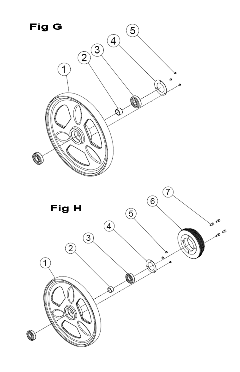 Fig-6 Diagram and Parts List for 714850  Jet Table Saw