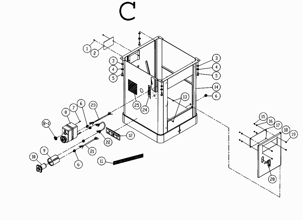 Fig-3 Diagram and Parts List for 708323  Jet Shaper