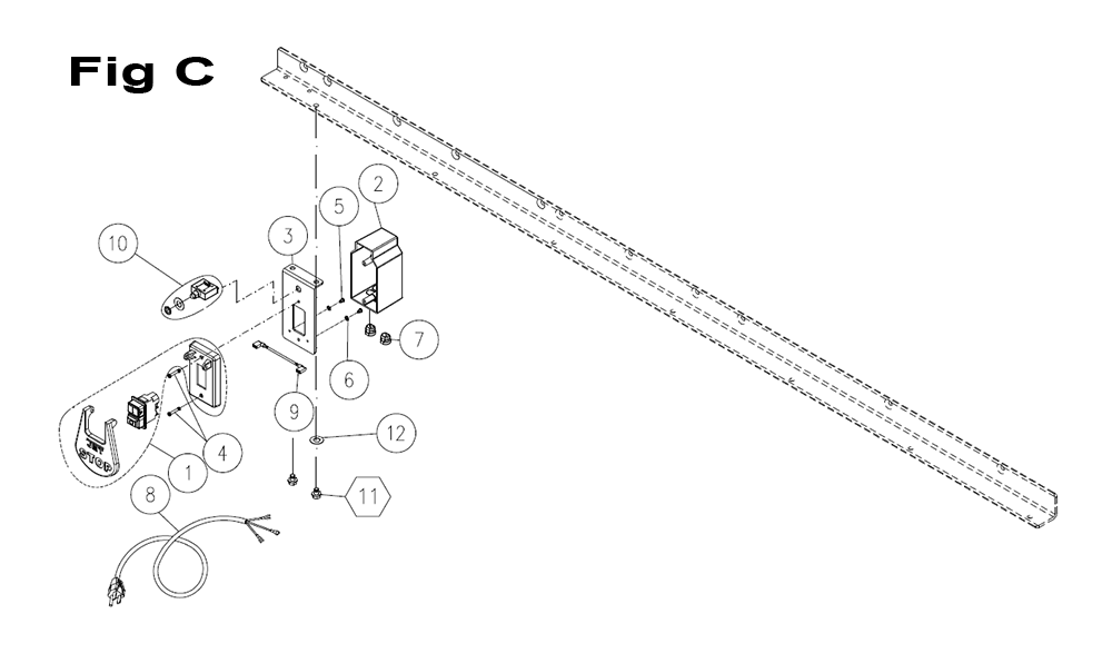 Fig-4 Diagram and Parts List for 725005K  Jet Table Saw
