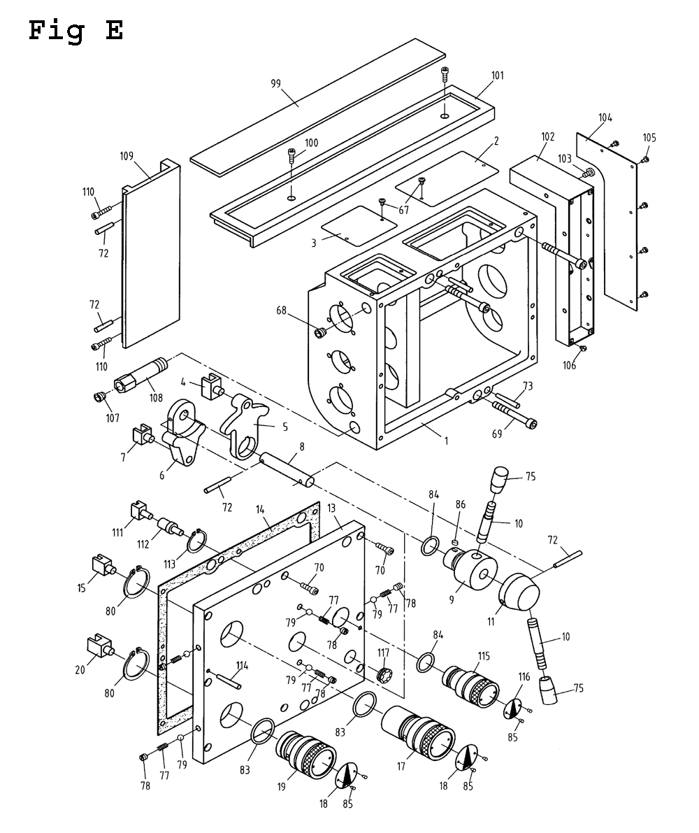 Fig-5 Diagram and Parts List for BDB-1340A 321108 Jet Lathe