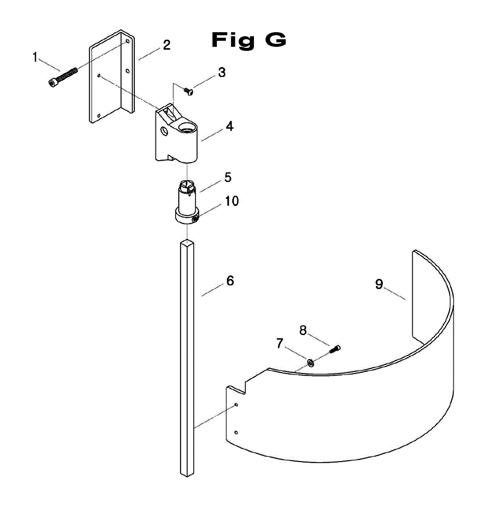 Fig-6 Diagram and Parts List for 698081  Jet Mill