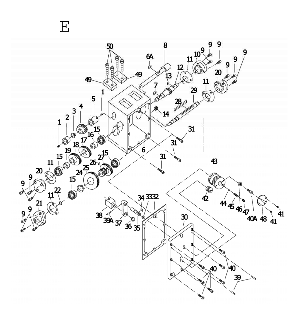 Fig-5 Diagram and Parts List for 321376  Jet Lathe