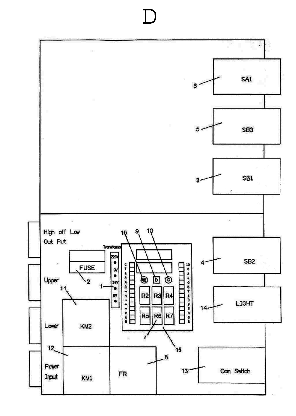 Fig-4 Diagram and Parts List for 354026  Jet Drill Press