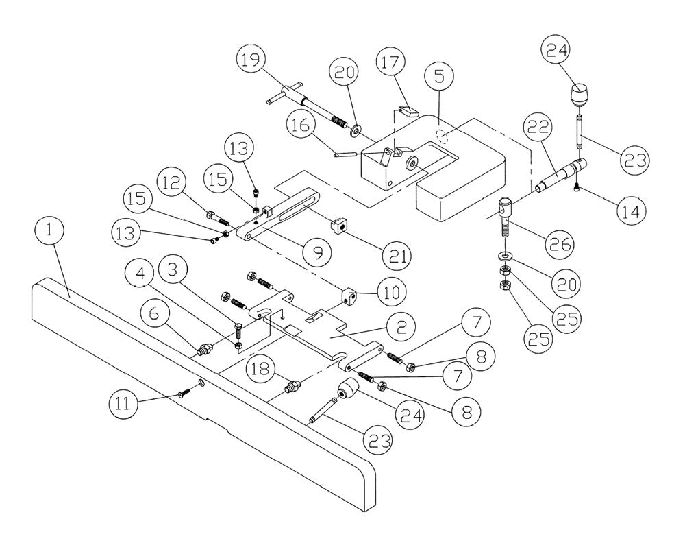 Fig-0 Diagram and Parts List for 718250K  Jet Planer Jointer