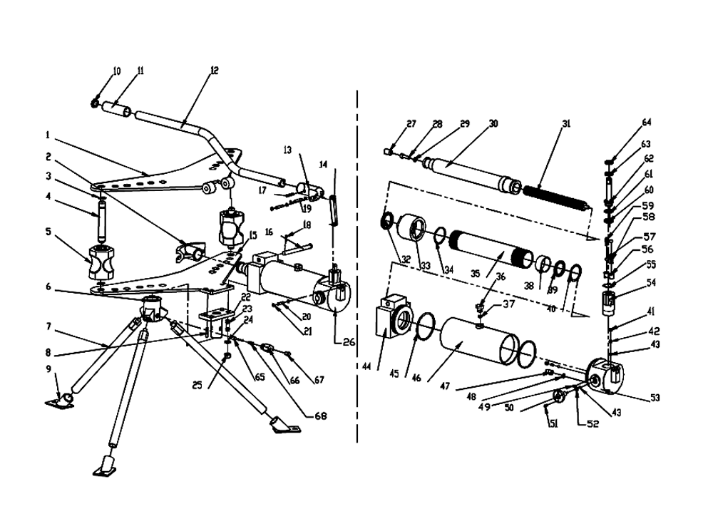 Page 1 Diagram and Parts List for 331900  Jet Pipe Tools