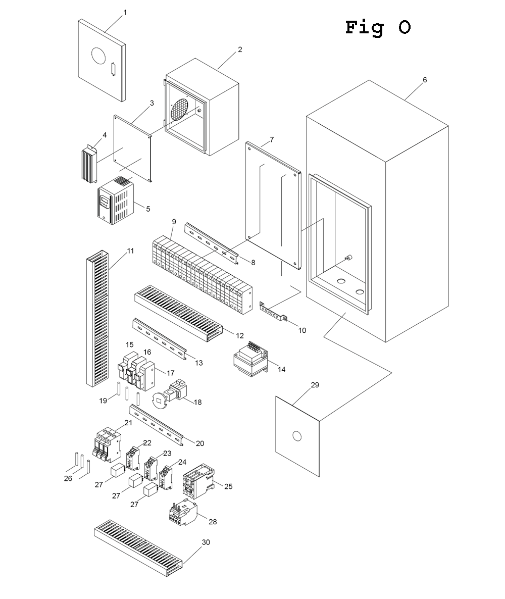 Fig-20 Diagram and Parts List for E-1236VS 892322 Jet Lathe