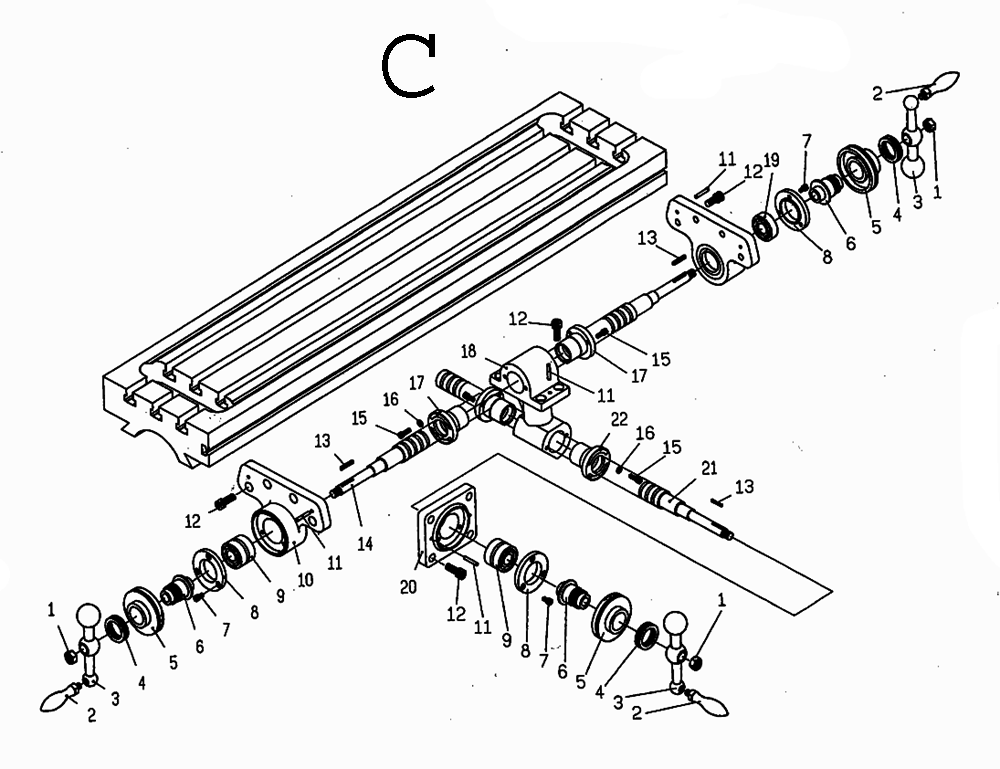 Fig-3 Diagram and Parts List for 690006  Jet Mill