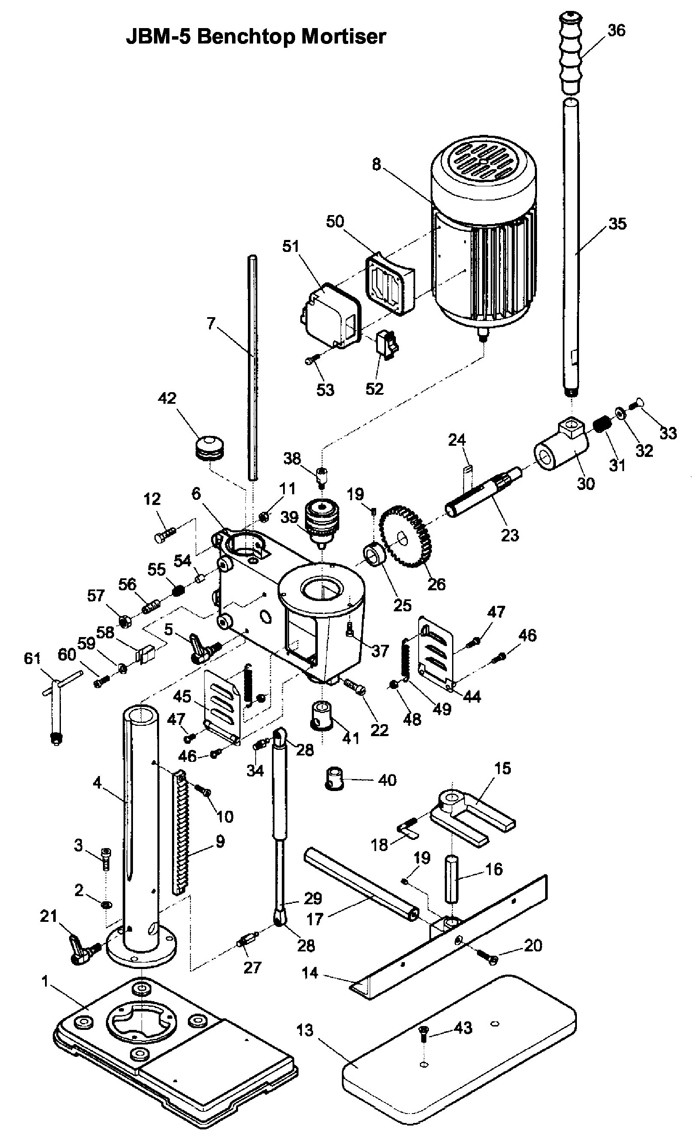 Page 1 Diagram and Parts List for 426237-PHR-50  Jet Miscellaneous