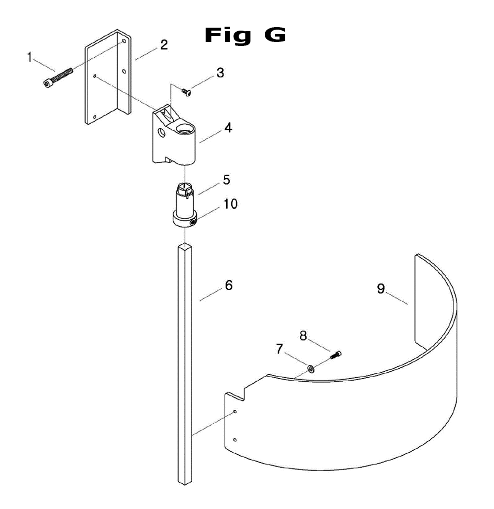 Fig-5 Diagram and Parts List for 698120  Jet Mill