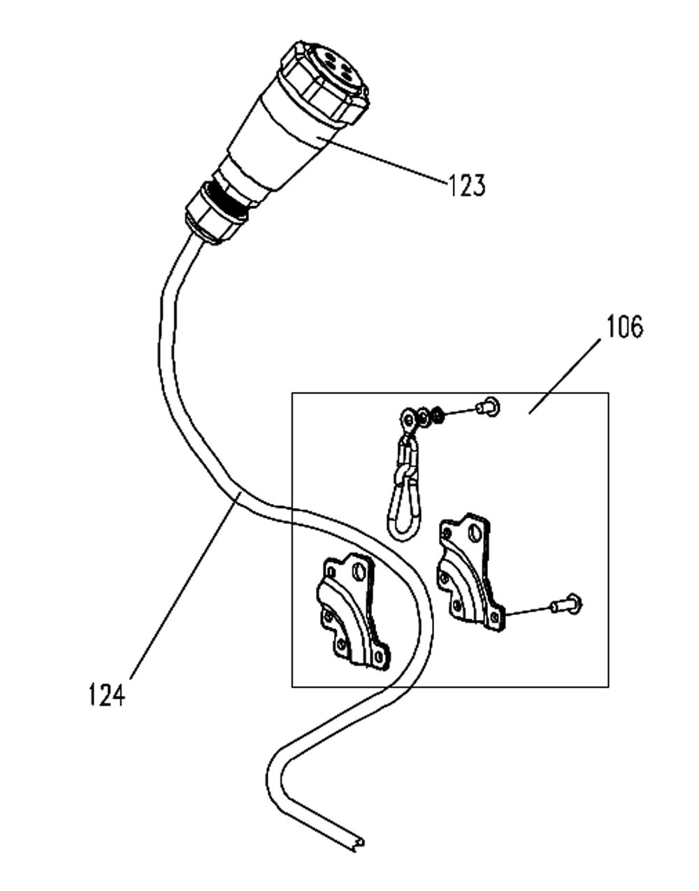 Fig-0 Diagram and Parts List for 111500  Jet Hoist & Winch