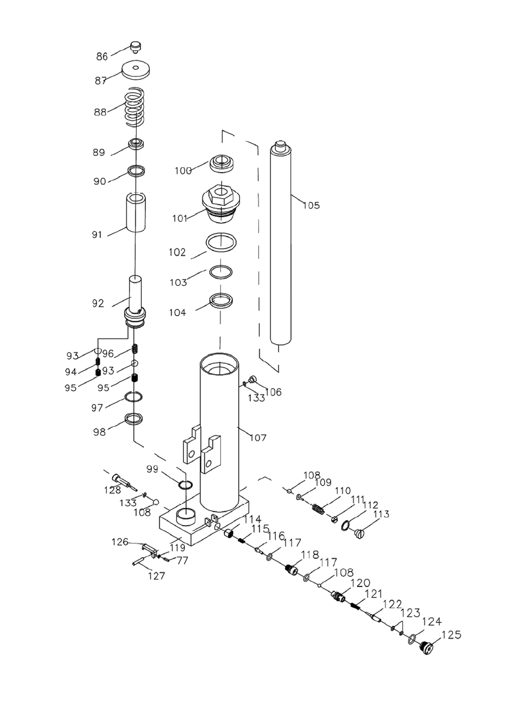 Fig-1 Diagram and Parts List for 140531  Jet Hand Truck & Dolly