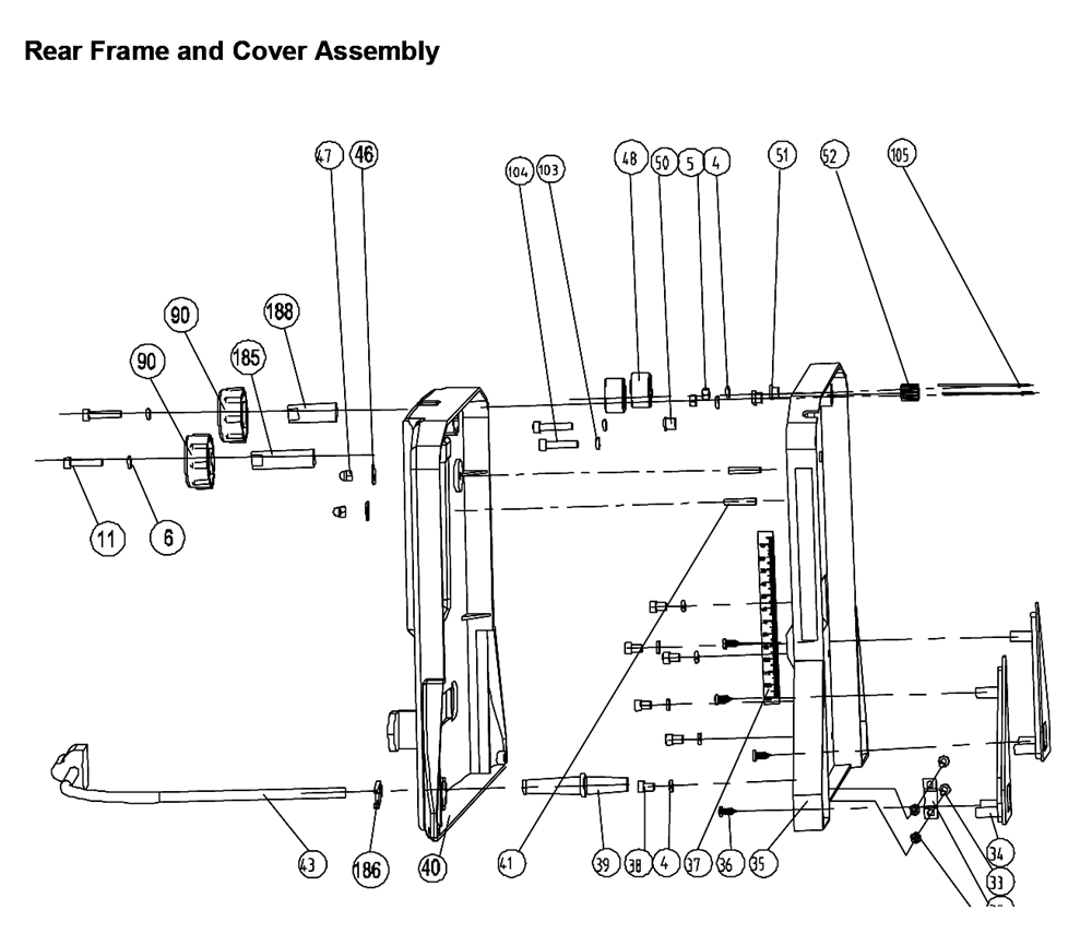 Fig-7 Diagram and Parts List for 707400  Jet Planer Jointer