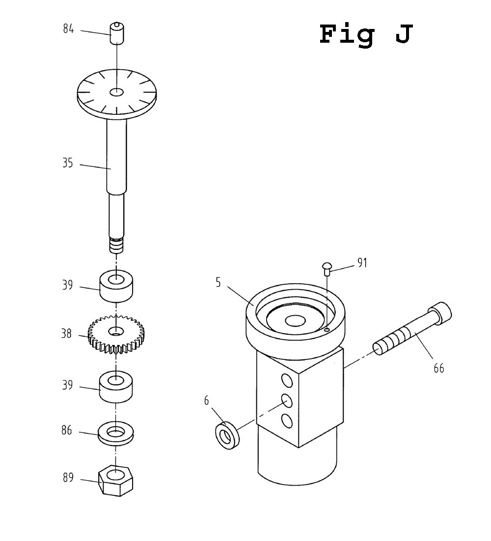 Fig-10 Diagram and Parts List for BDB-1340A 321108 Jet Lathe