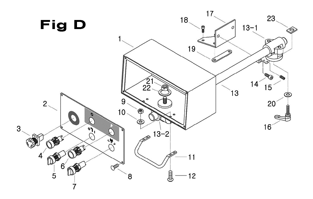 Fig-5 Diagram and Parts List for 698065  Jet Mill