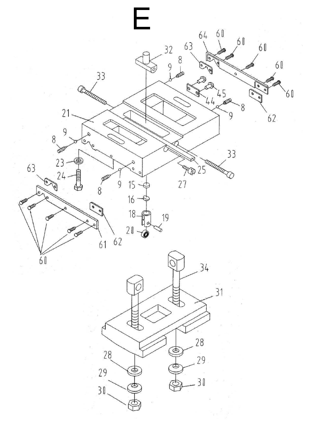 Fig-5 Diagram and Parts List for 320930  Jet Lathe