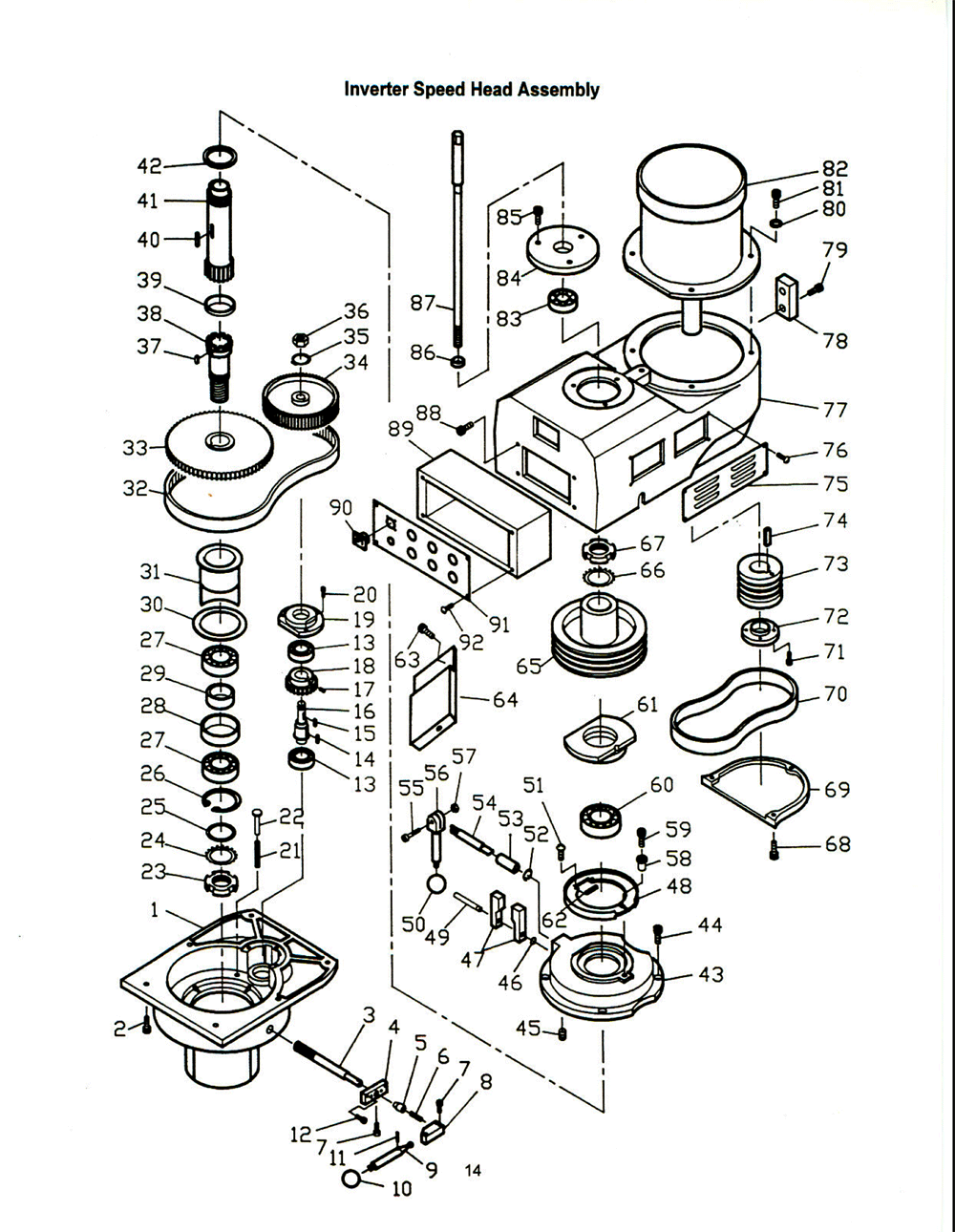 Fig-0 Diagram and Parts List for 690011  Jet Mill