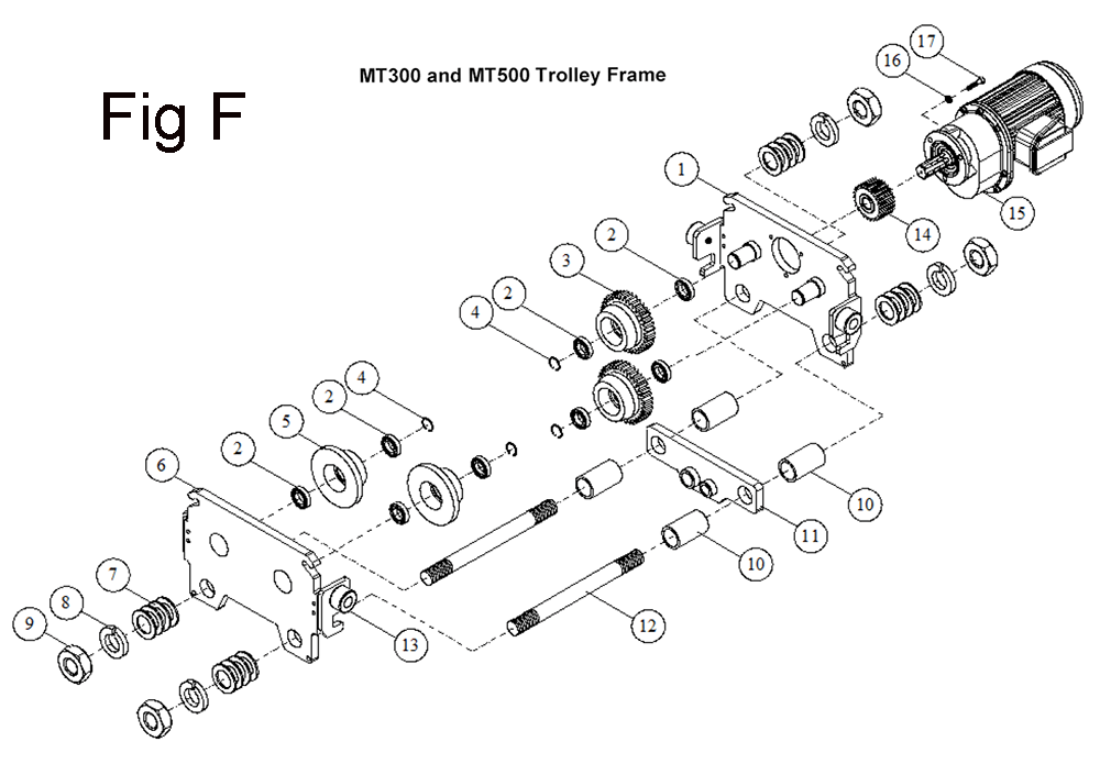 Fig-6 Diagram and Parts List for 140183  Jet Hand Truck & Dolly