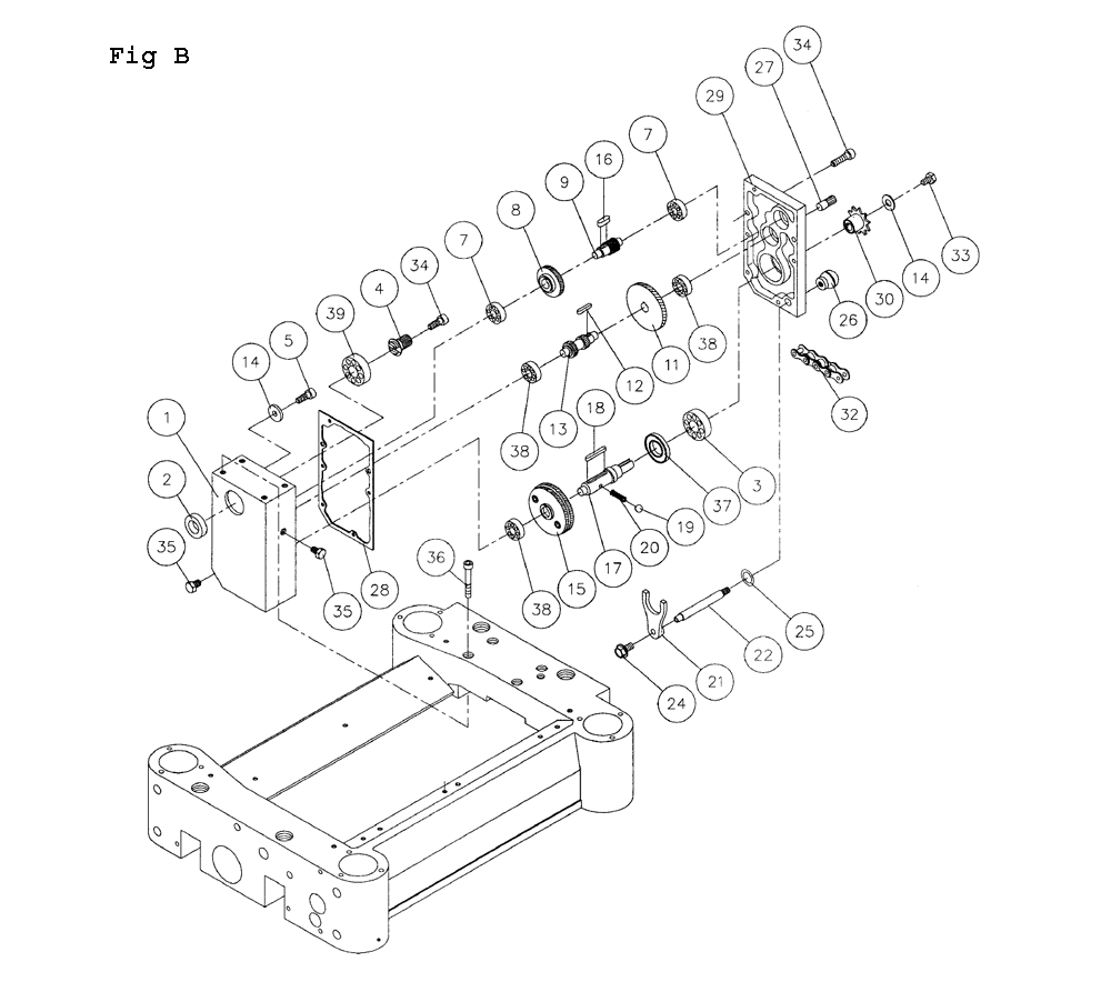 Fig-1 Diagram and Parts List for JWP-15HH 708543 Jet Planer Jointer