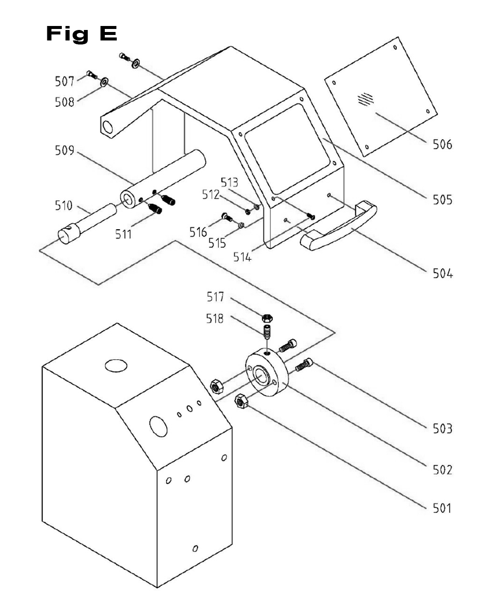 Fig-10 Diagram and Parts List for 321379  Jet Lathe