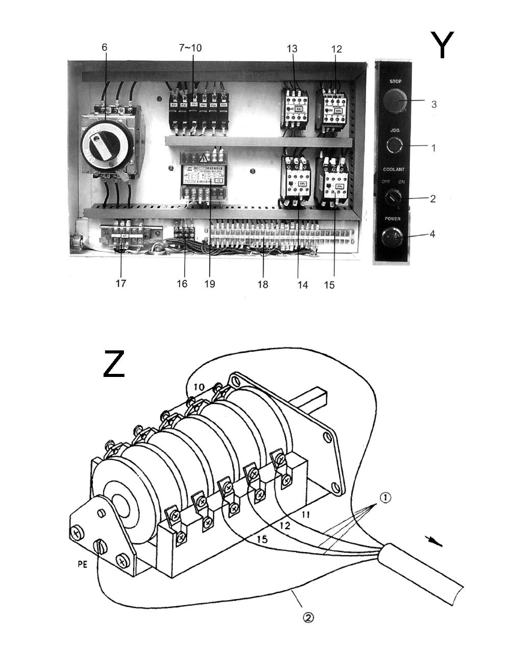 Fig-25 Diagram and Parts List for 321382  Jet Lathe