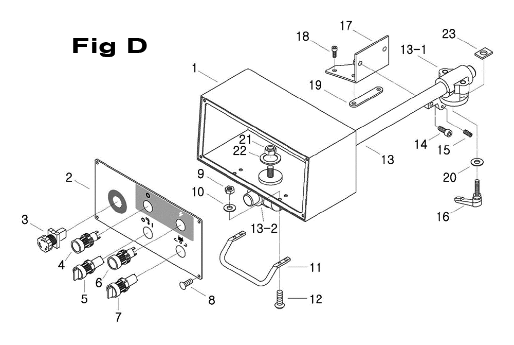 Fig-5 Diagram and Parts List for 698086  Jet Mill