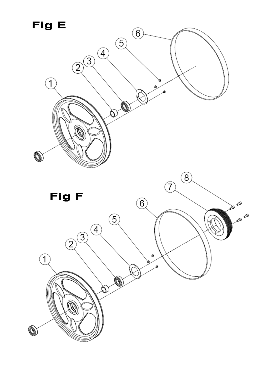 Fig-4 Diagram and Parts List for 714750  Jet Table Saw