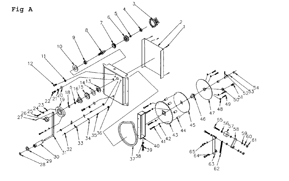 Fig-1 Diagram and Parts List for JWS-770A 140511 Jet Hand Truck & Dolly