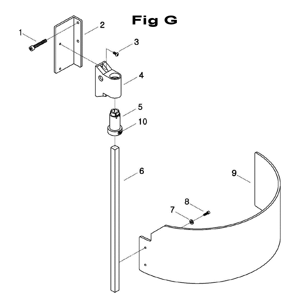 Fig-6 Diagram and Parts List for 698071  Jet Mill